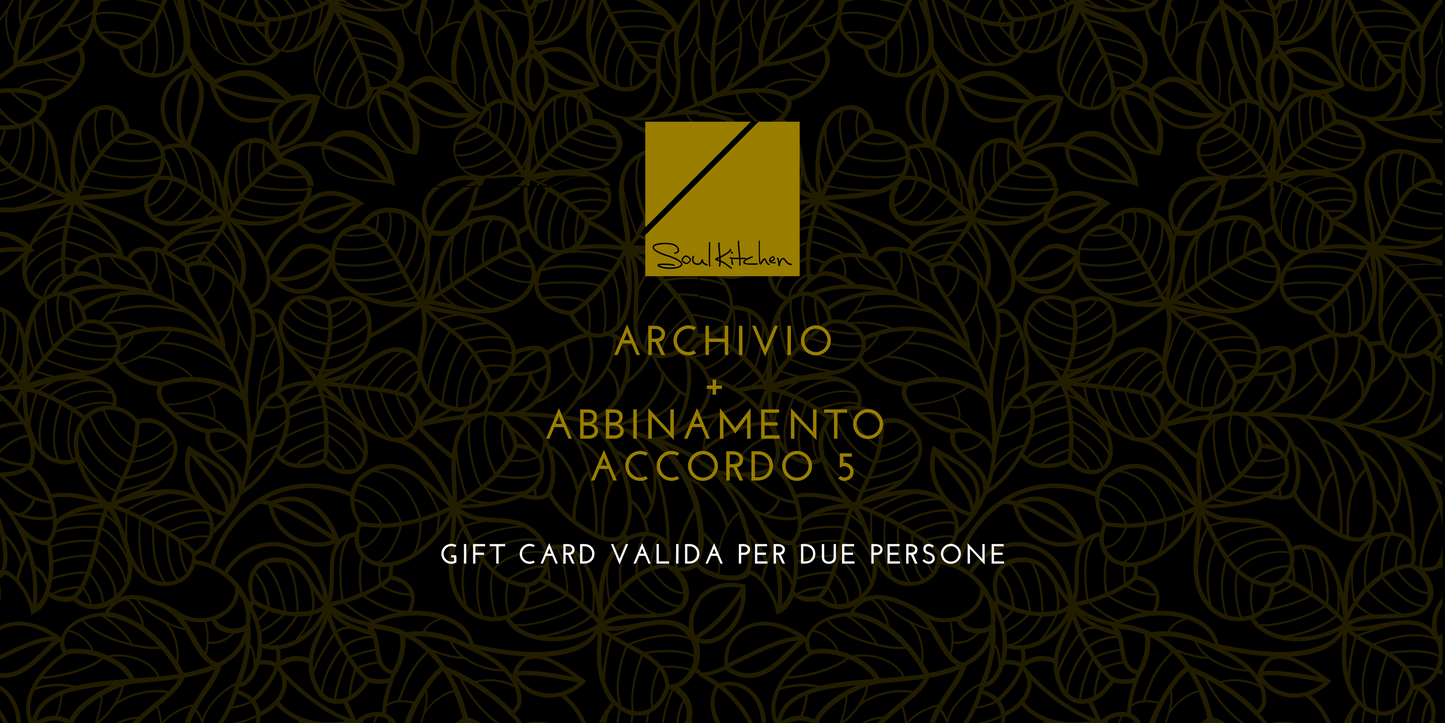 ARCHIVIO (9 portate) + ACCORDO 5